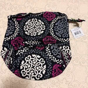 Vera Bradley ditty bag. Black and Pink